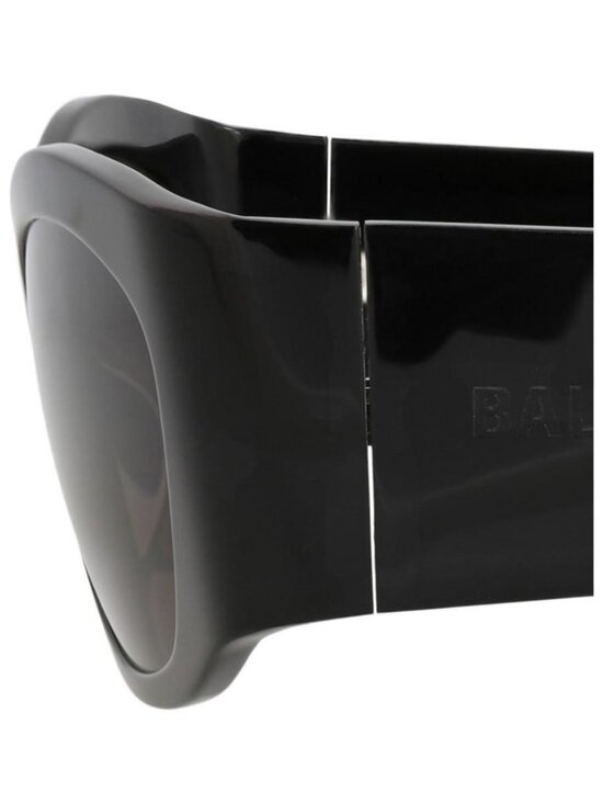 New Balenciaga Womens Square/Rectangle Black Black Grey Fashion Designer Sunglas main image 5